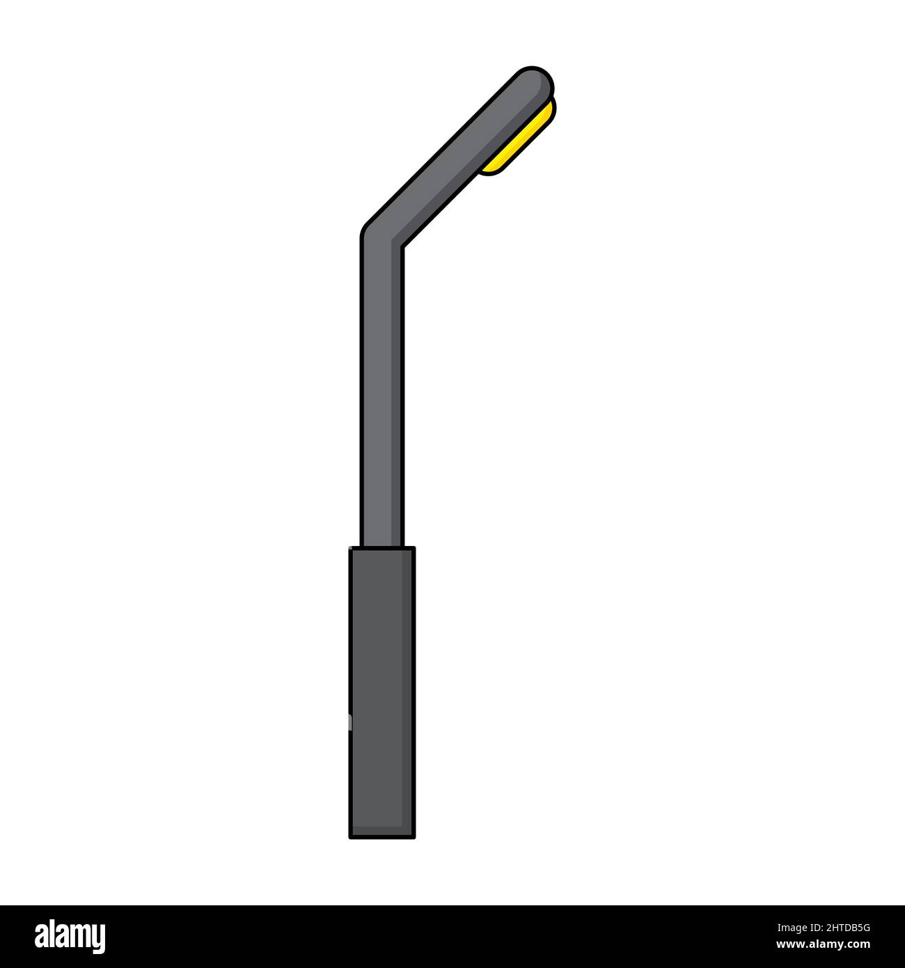 Street light icon. vector cartoon illustration isolated on white background. Stock Vector