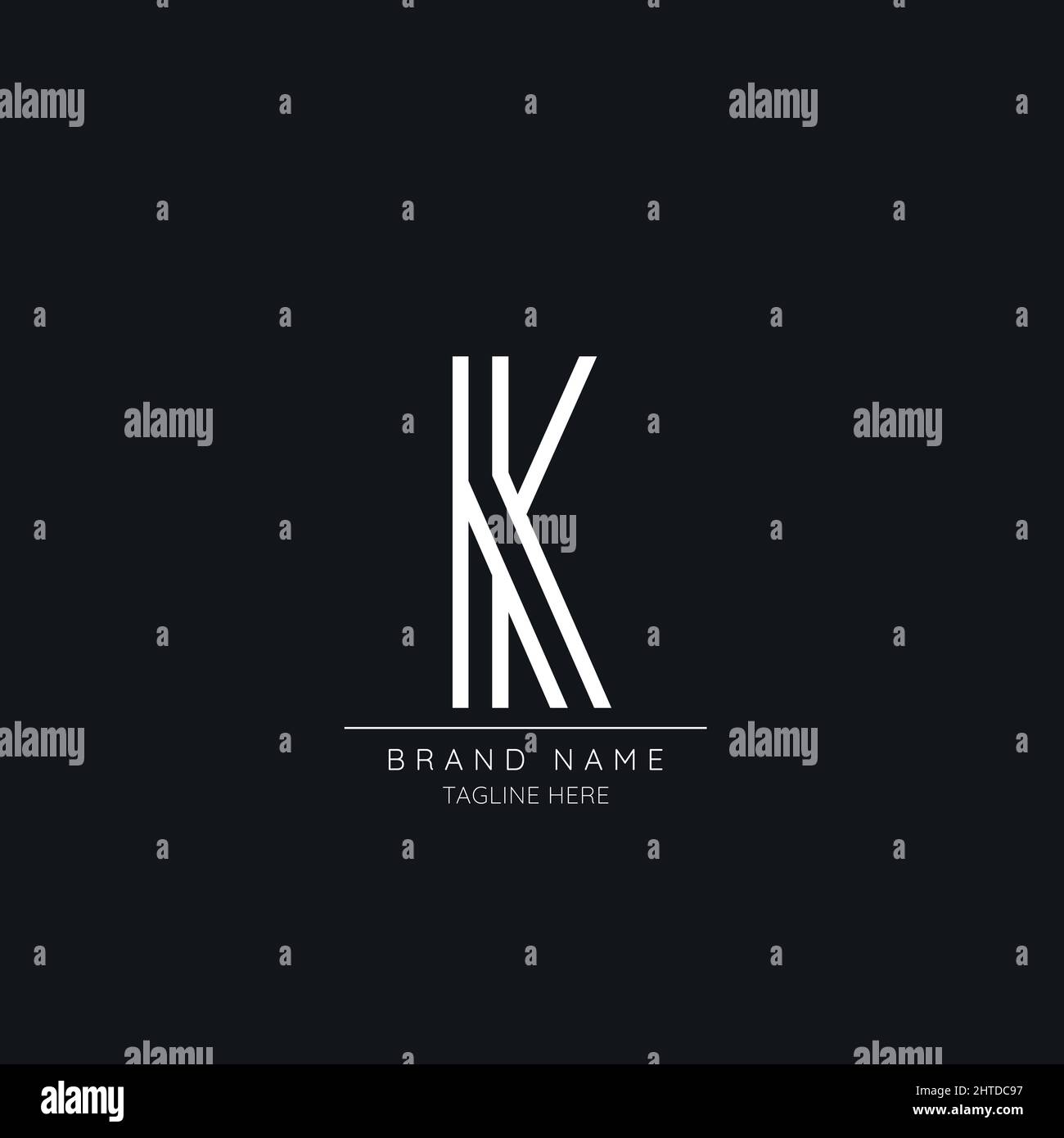 Timeless modern K initial based logo icon Stock Vector Image & Art - Alamy
