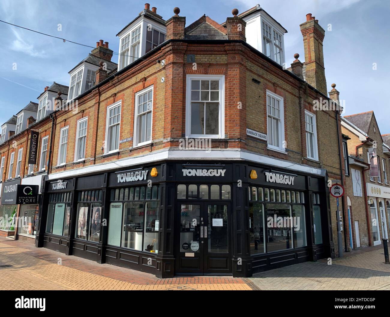 Toni & Guy hairdressing salon in the town centre, Chelmsford, Essex. Stock Photo