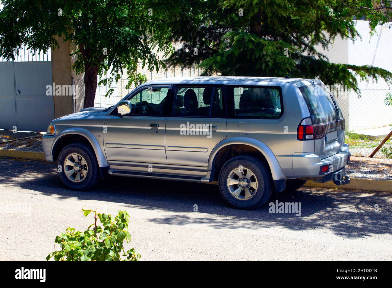 Mitsubishi Montero Sport, 2005, Photographed in the Spanish Countryside Stock Photo