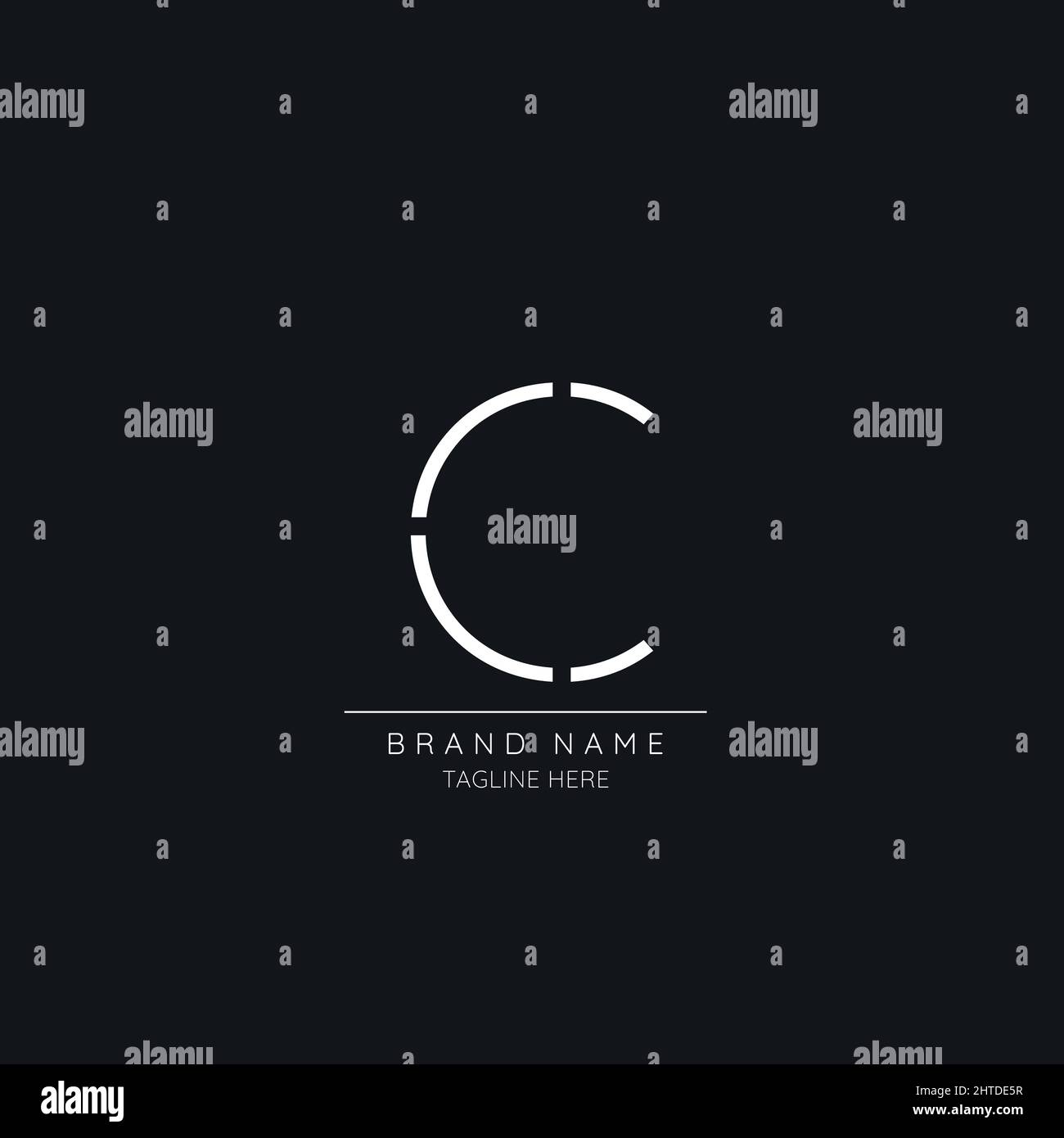 C lettering Stock Vector Images - Alamy