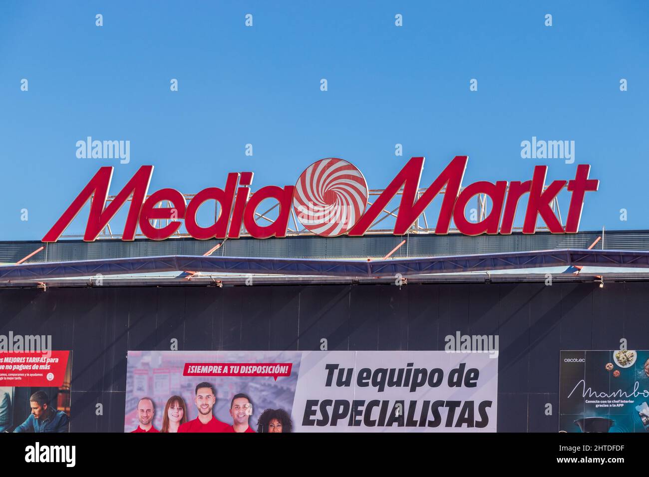Mediamarkt at Parque Almenara, Lorca, Murcia, Spain Stock Photo