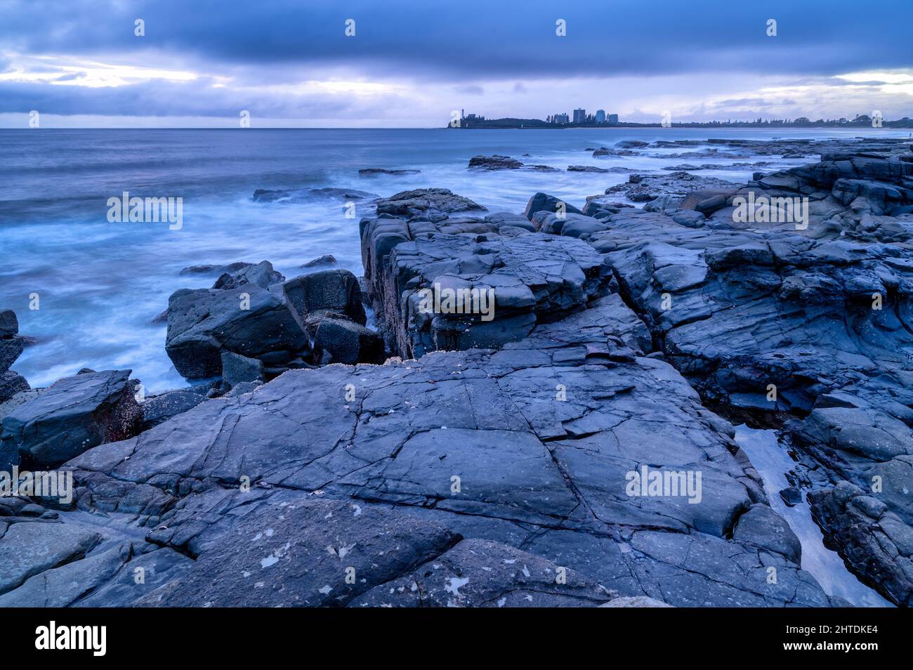 Mooloolaba Main Beach On The Sunshine Coast Of Queensland, Australia ...