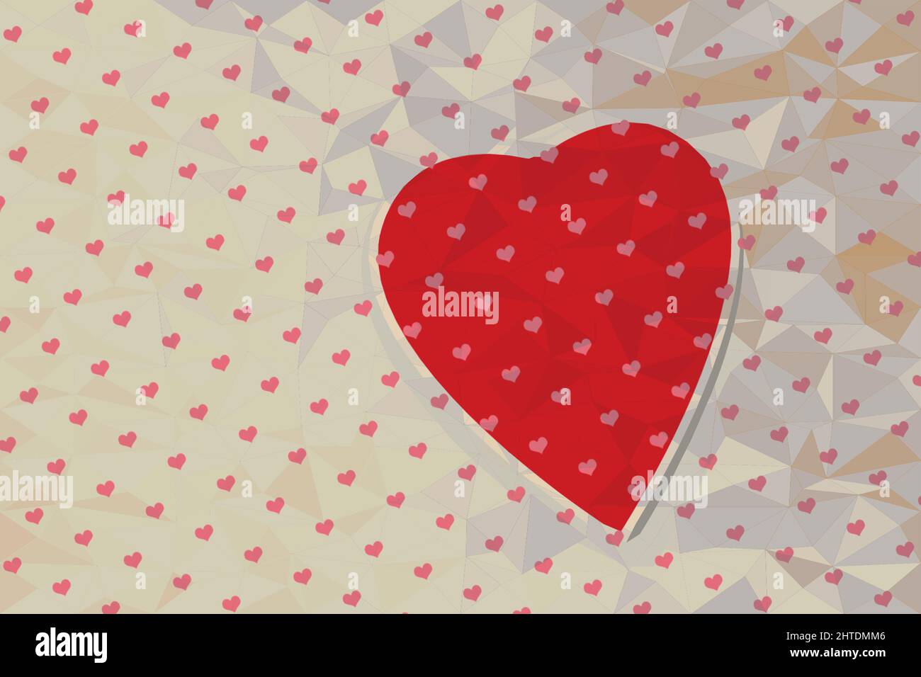 Abstract background with red hearts - perfect for wallpaper Stock Photo ...