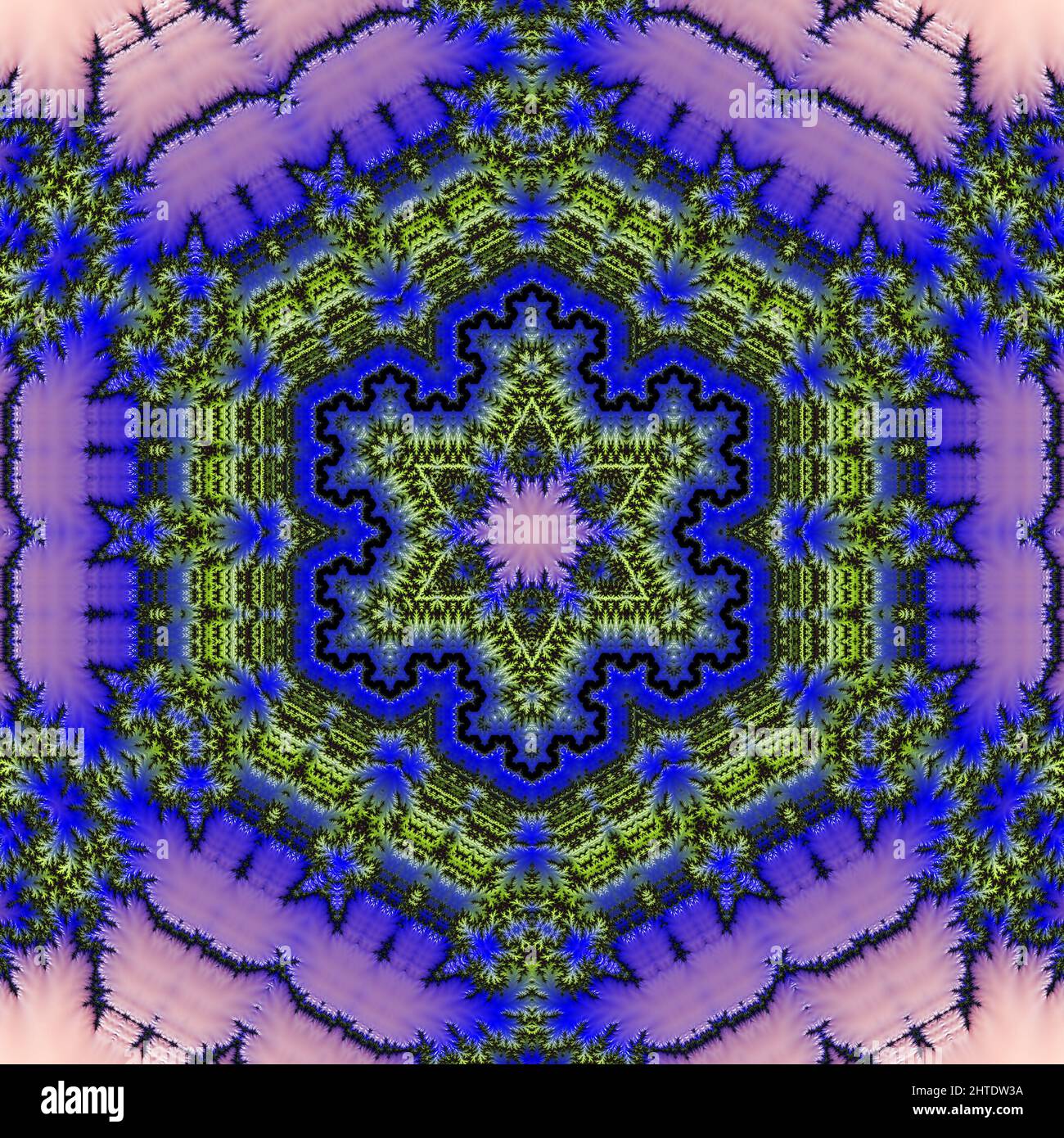 Abstract Computer generated Fractal design. A fractal is a never-ending ...
