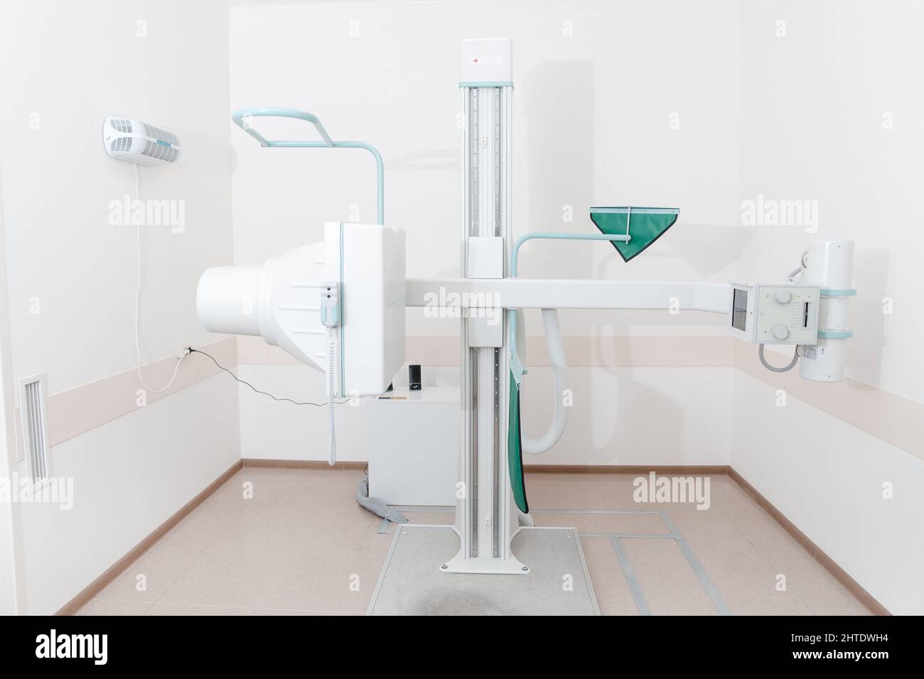 Hospital Radiology Room. Xray department in modern hospital. Medical