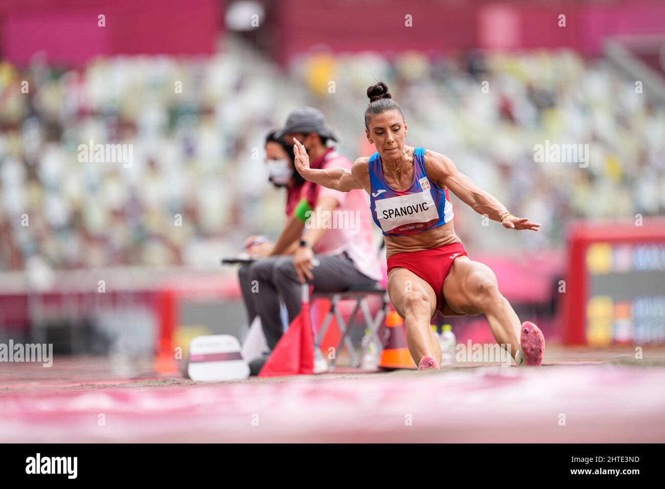 Ivana Spanovic participating in the Tokyo 2020 Olympic Games in the