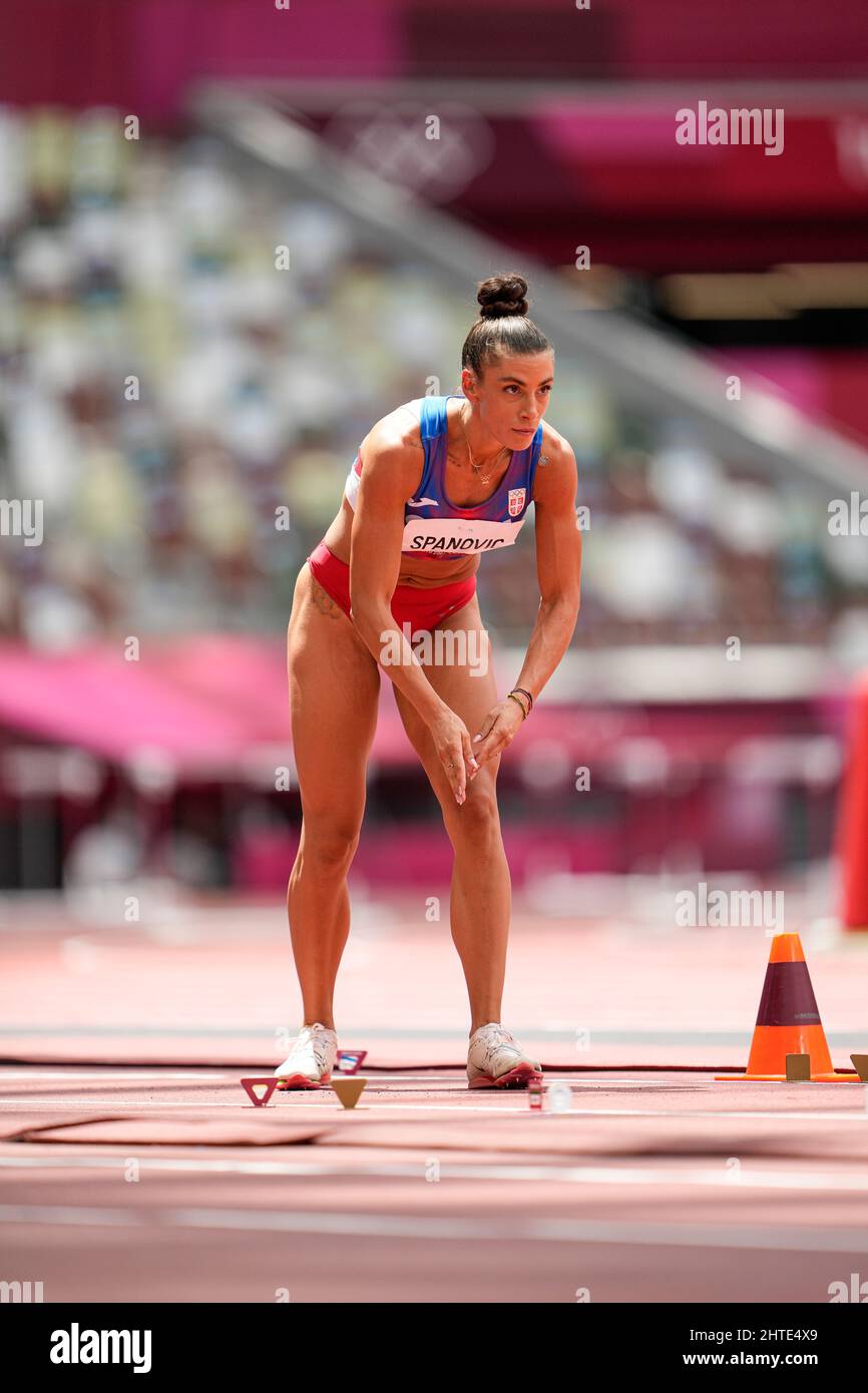 Ivana Spanovic participating in the Tokyo 2020 Olympic Games in the