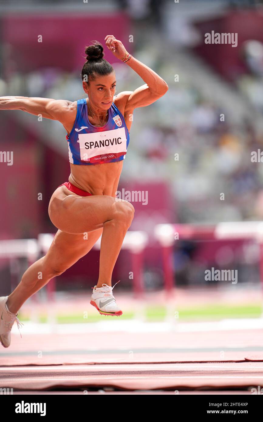 Ivana Spanovic participating in the Tokyo 2020 Olympic Games in the