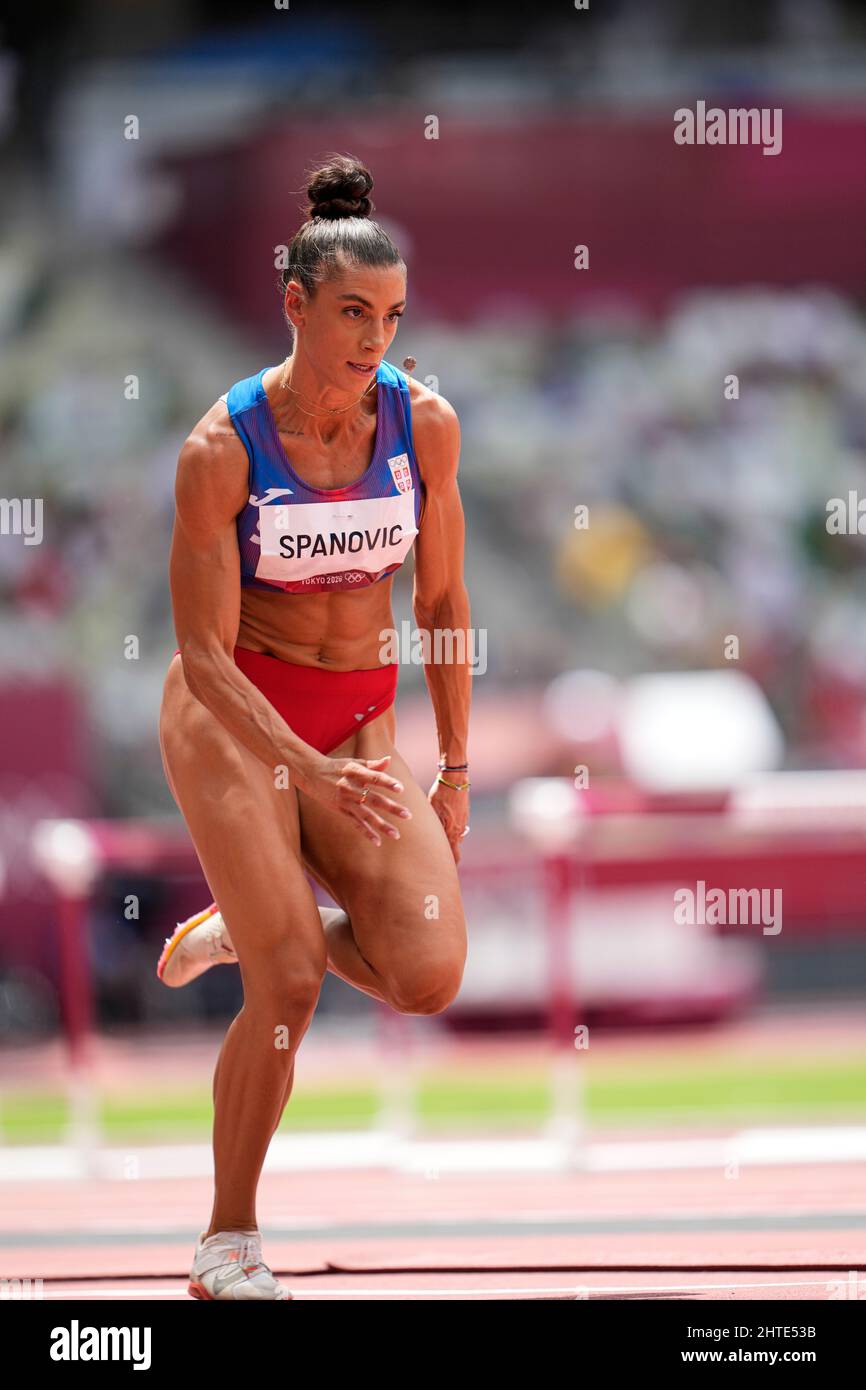 Ivana Spanovic participating in the Tokyo 2020 Olympic Games in the