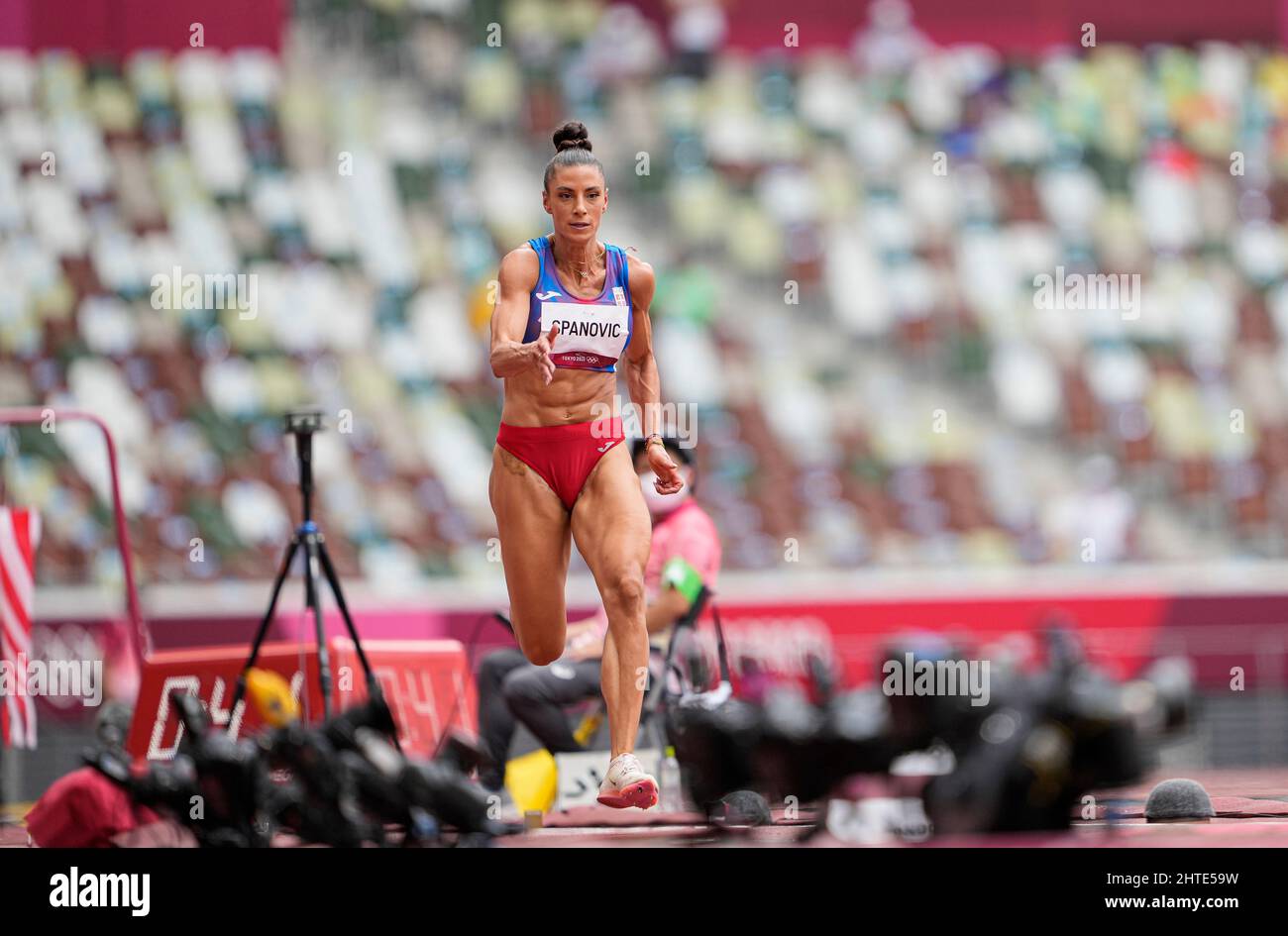 Ivana Spanovic participating in the Tokyo 2020 Olympic Games in the