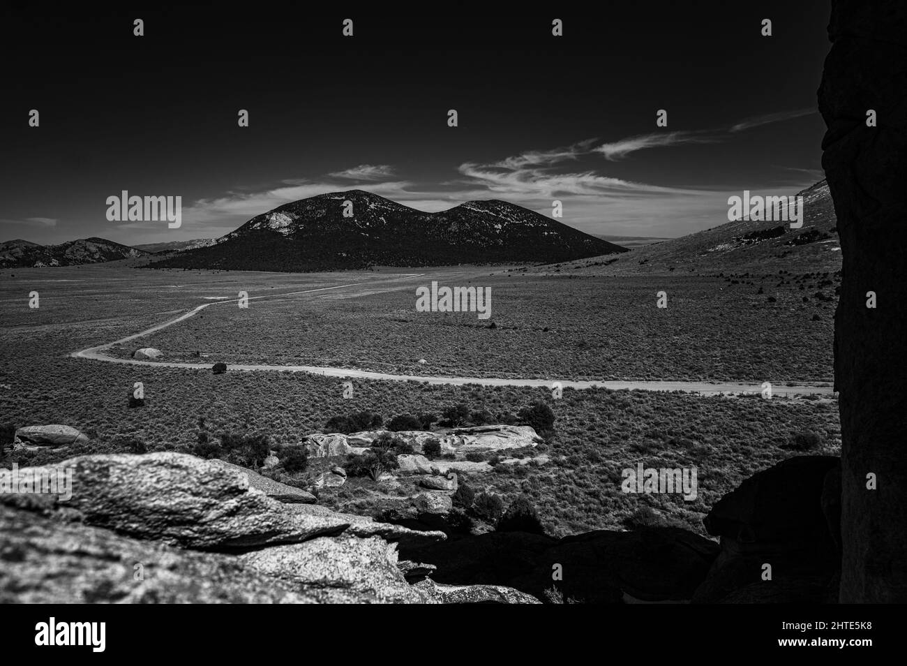 Large green mountain Black and White Stock Photos & Images - Alamy