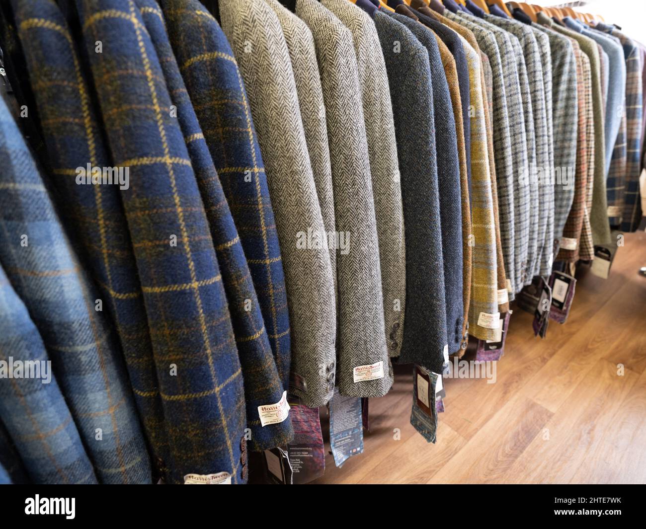 Harris tweed shop hi res stock photography and images Alamy