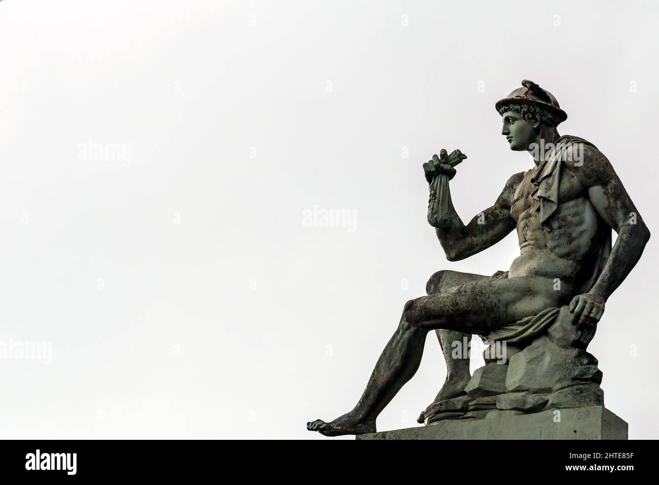 Statue of Mercury in Glasgow, Scotland Stock Photo Alamy