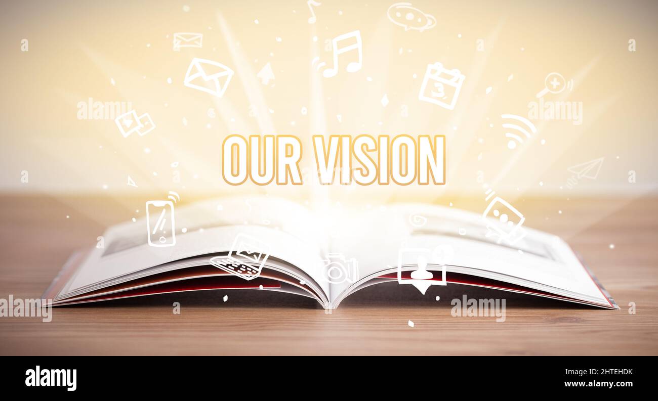 Business Book Inscriptions Examples open book with business inscription Stock Photo - Alamy