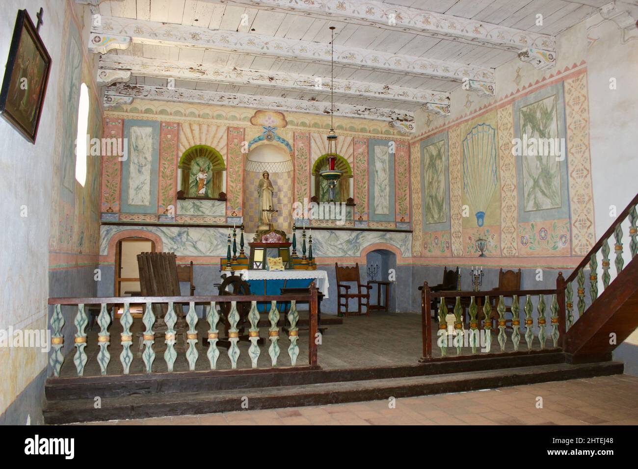 Church Interior, Mission La Purisima Concepcion, Lompoc, California Stock Photo Alamy