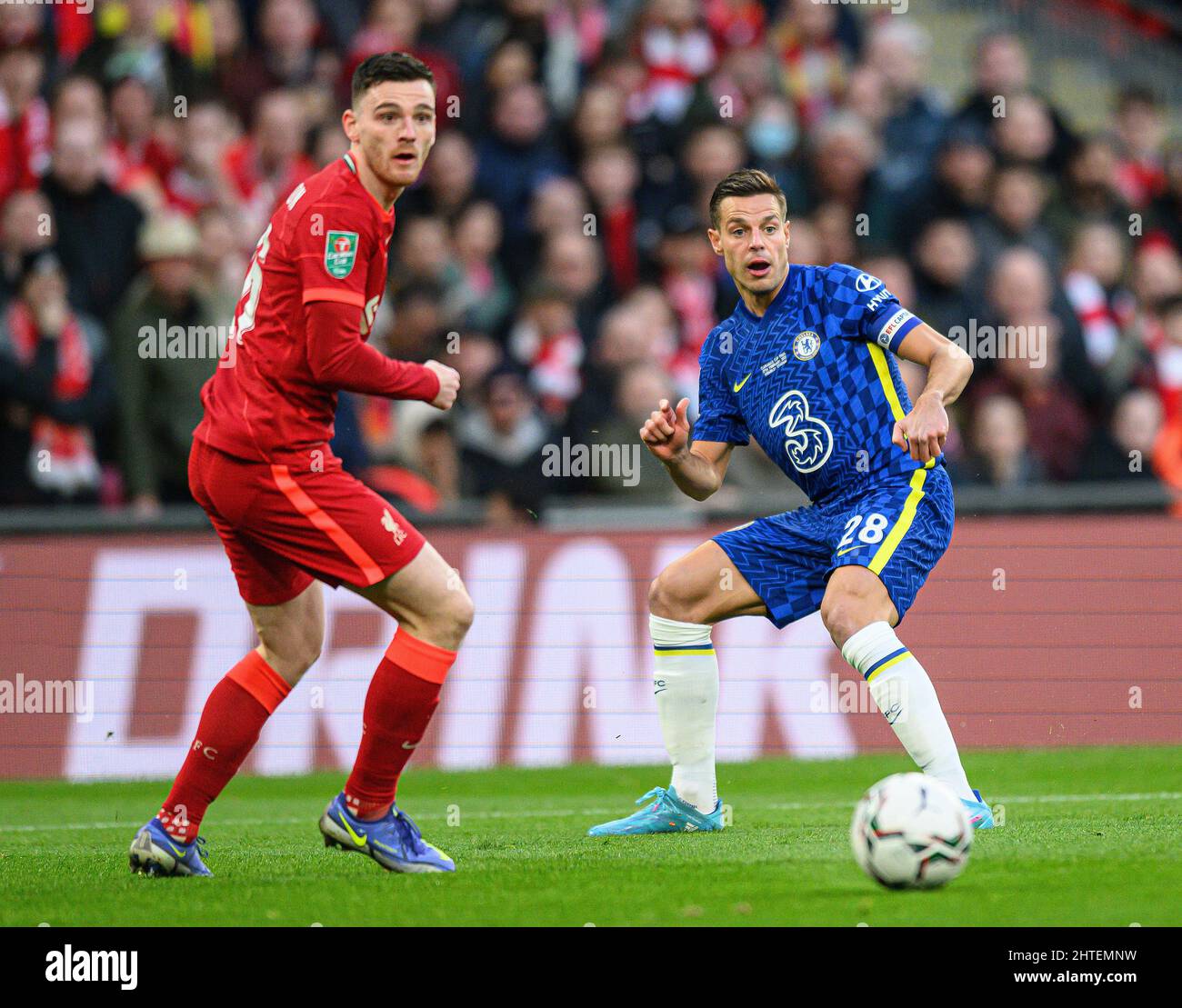 27 February 2022 Chelsea v Liverpool Carabao Cup Final Wembley