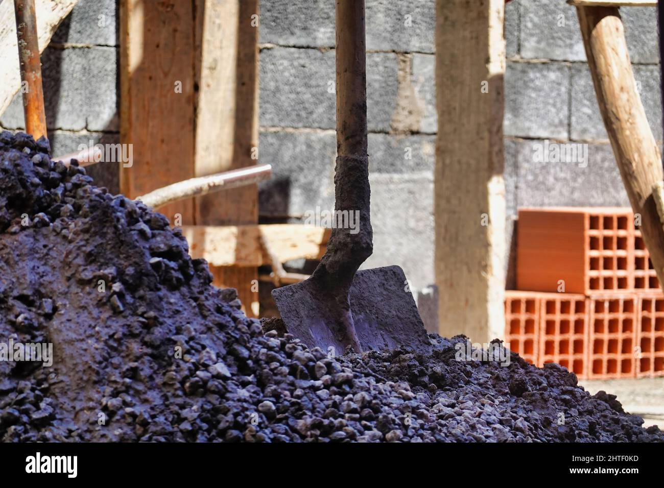 Construction site at daytime Stock Photo - Alamy