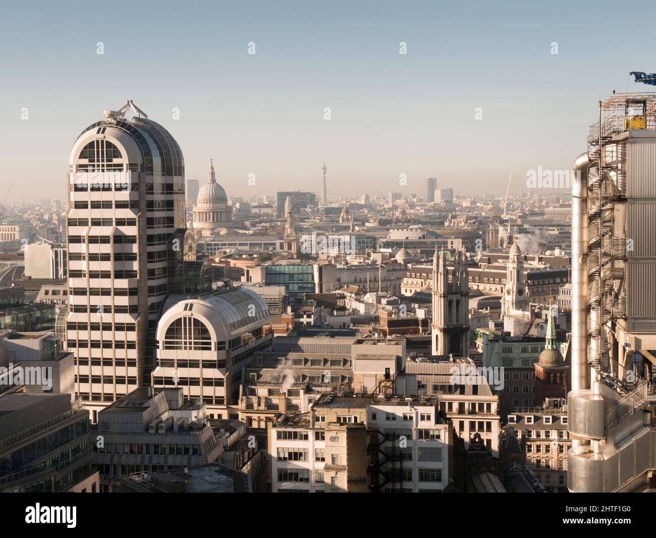 UK, England, London, St Pauls cathedral cityscape Stock Photo