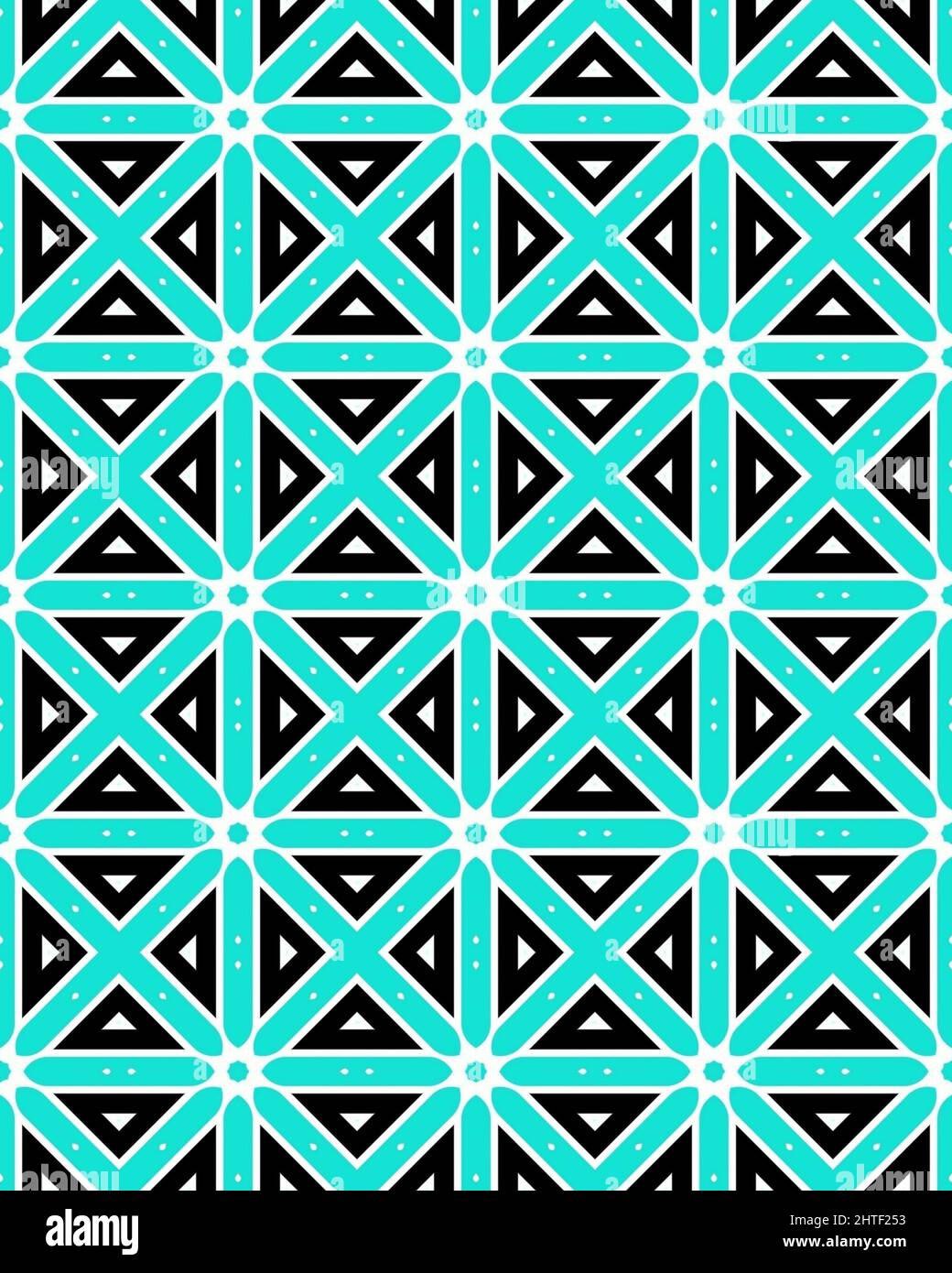 Seamless tile pattern illustration with geometric signs Stock Photo - Alamy