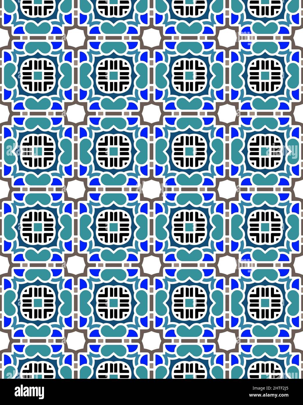 3d rendering of seamless tile pattern Stock Photo - Alamy