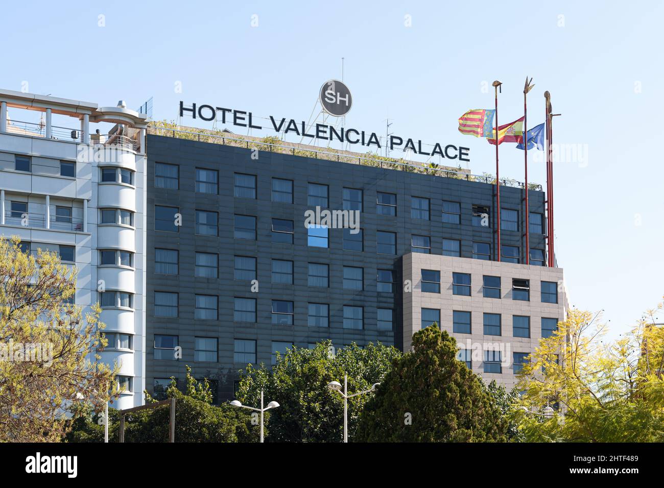 VALENCIA SPAIN FEBRUARY 22 2022 SH Singular Hotels Is A Spanish valencia-spain-february-22-2022-sh-singular-hotels-is-a-spanish
