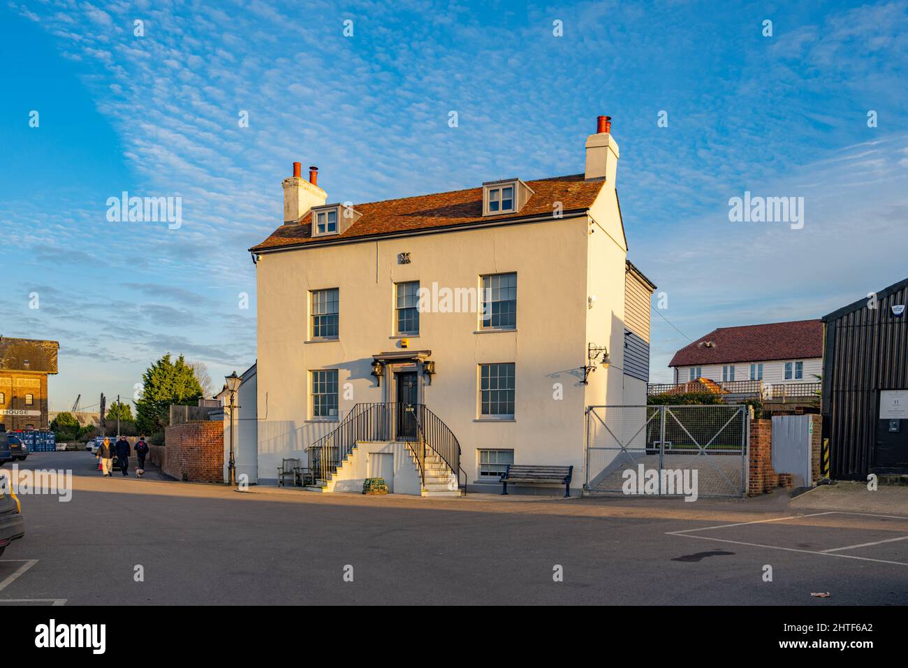 The restored Customs House at Faversham Kent Stock Photo