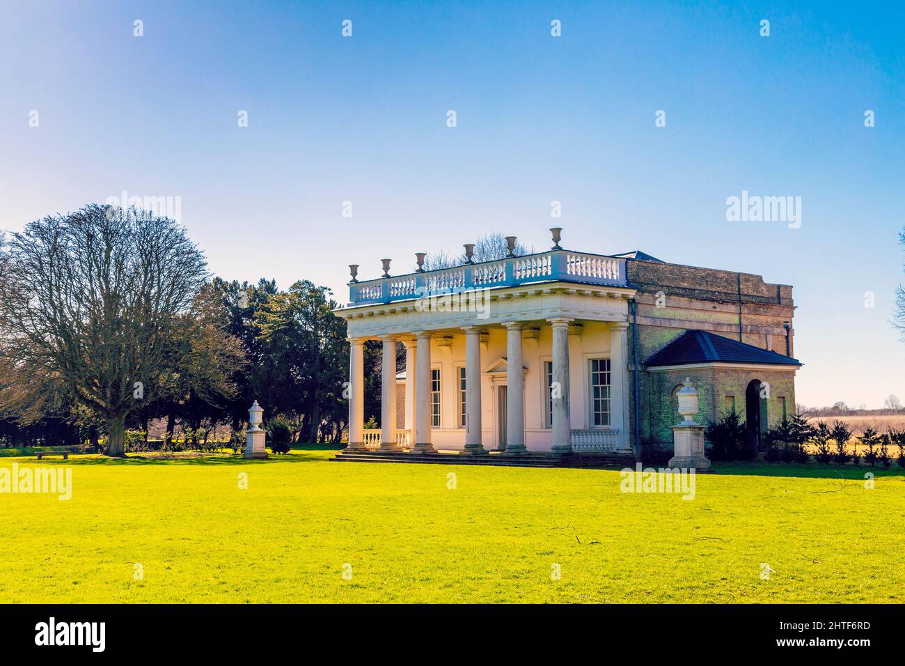 Bowling Green House built in 1735 by Batty Langley at Wrest Park, Bedfordshire, UK Stock Photo