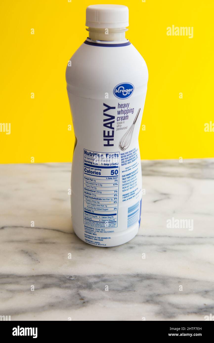 Pasteurized heavy cream hires stock photography and images Alamy