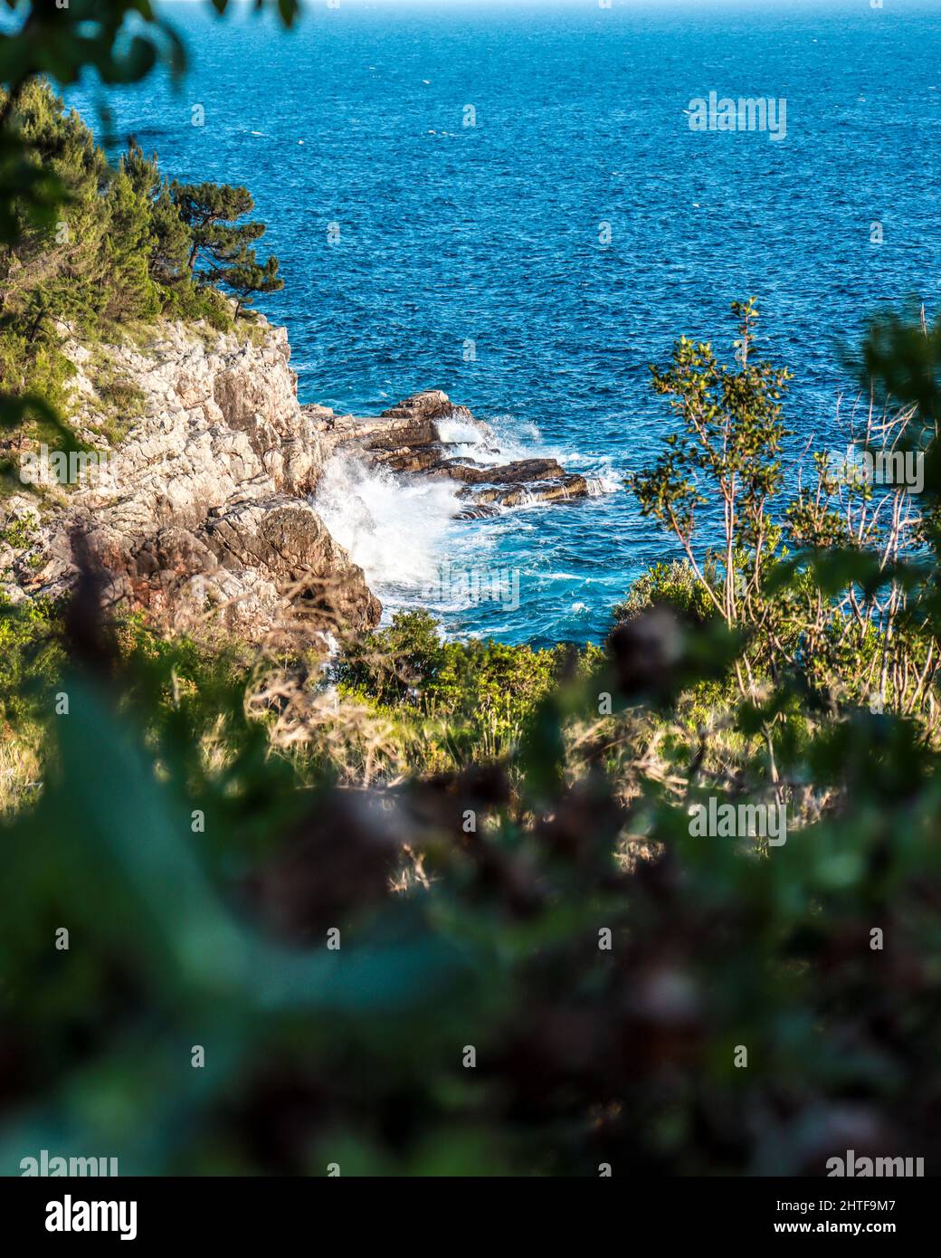 Vertical shot seascape surrounded hi-res stock photography and images ...