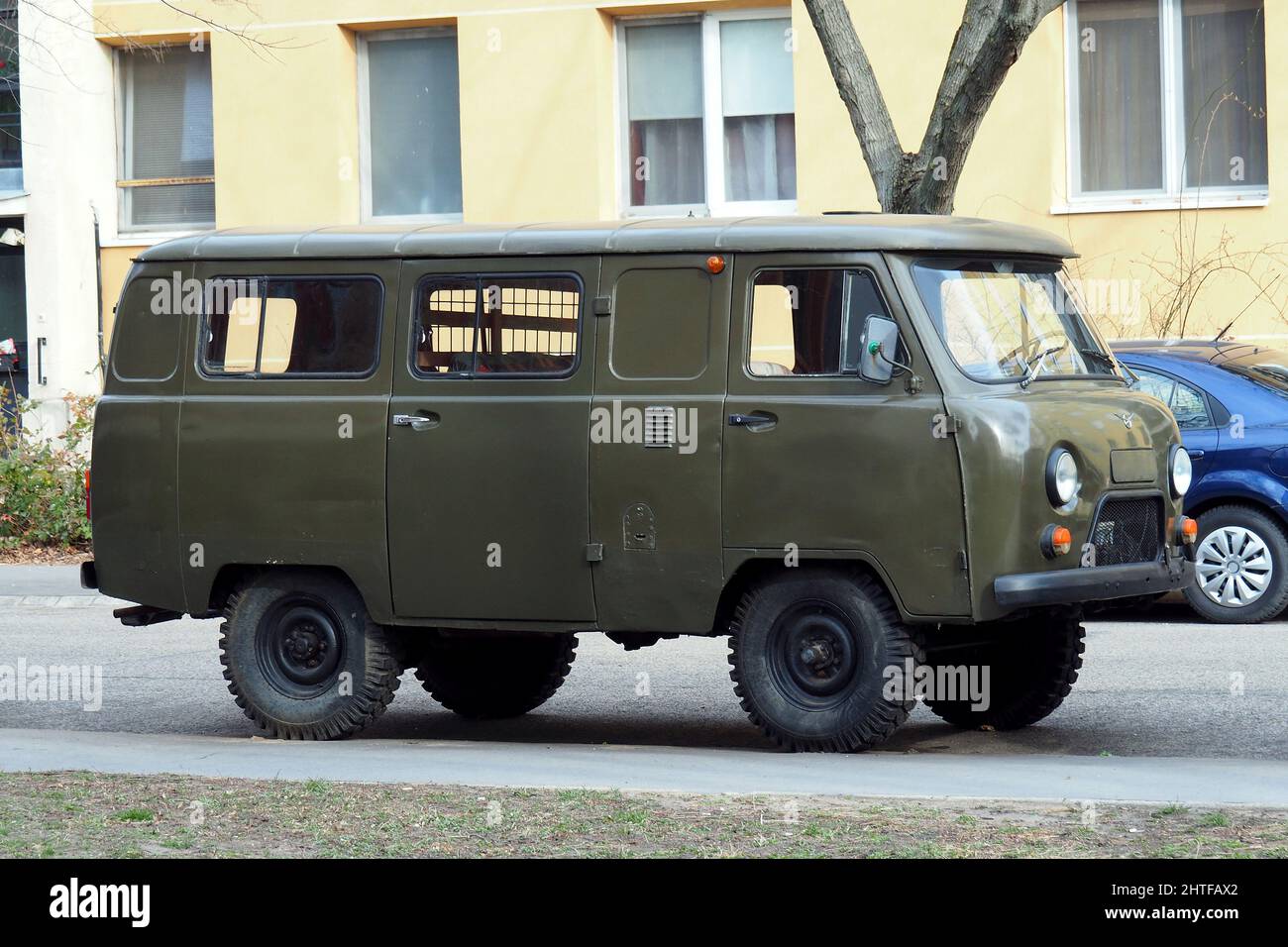 UAZ-452 Soviet van (is a family of cab over off-road vans produced at the  Ulyanovsk Automobile Plant (UAZ) since 1965), off-road vehicle Stock Photo  - Alamy