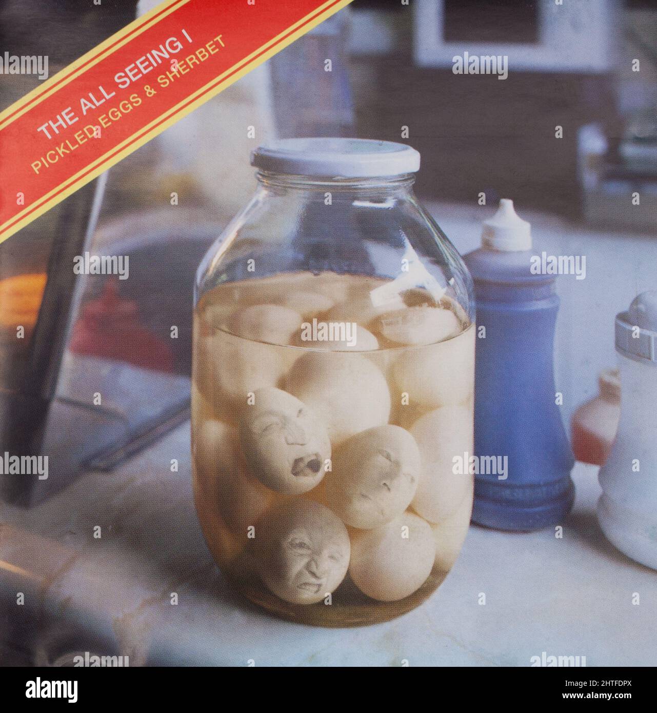 The CD album cover to Pickled Eggs and Sherbet by The All Seeing I Stock Photo