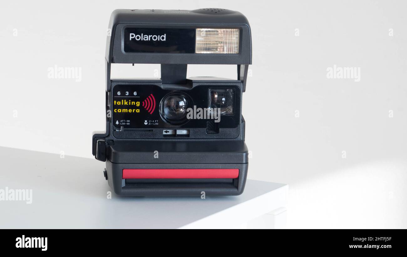 Appareil Photo Vintage Polaroid 363 Talking – édition Parlante, état Fonctionnel