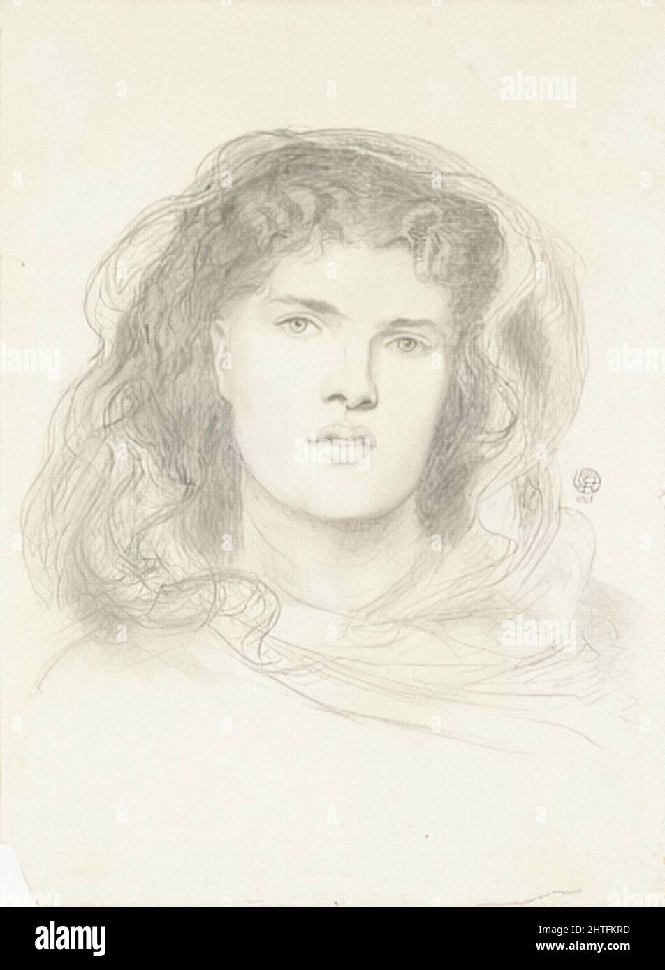 Dante Gabriel Rossetti - Beloved Study Bride Study 1865 Stock Photo - Alamy