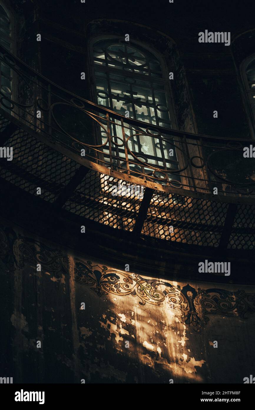 Closeup of a beautiful interior of a building Stock Photo - Alamy