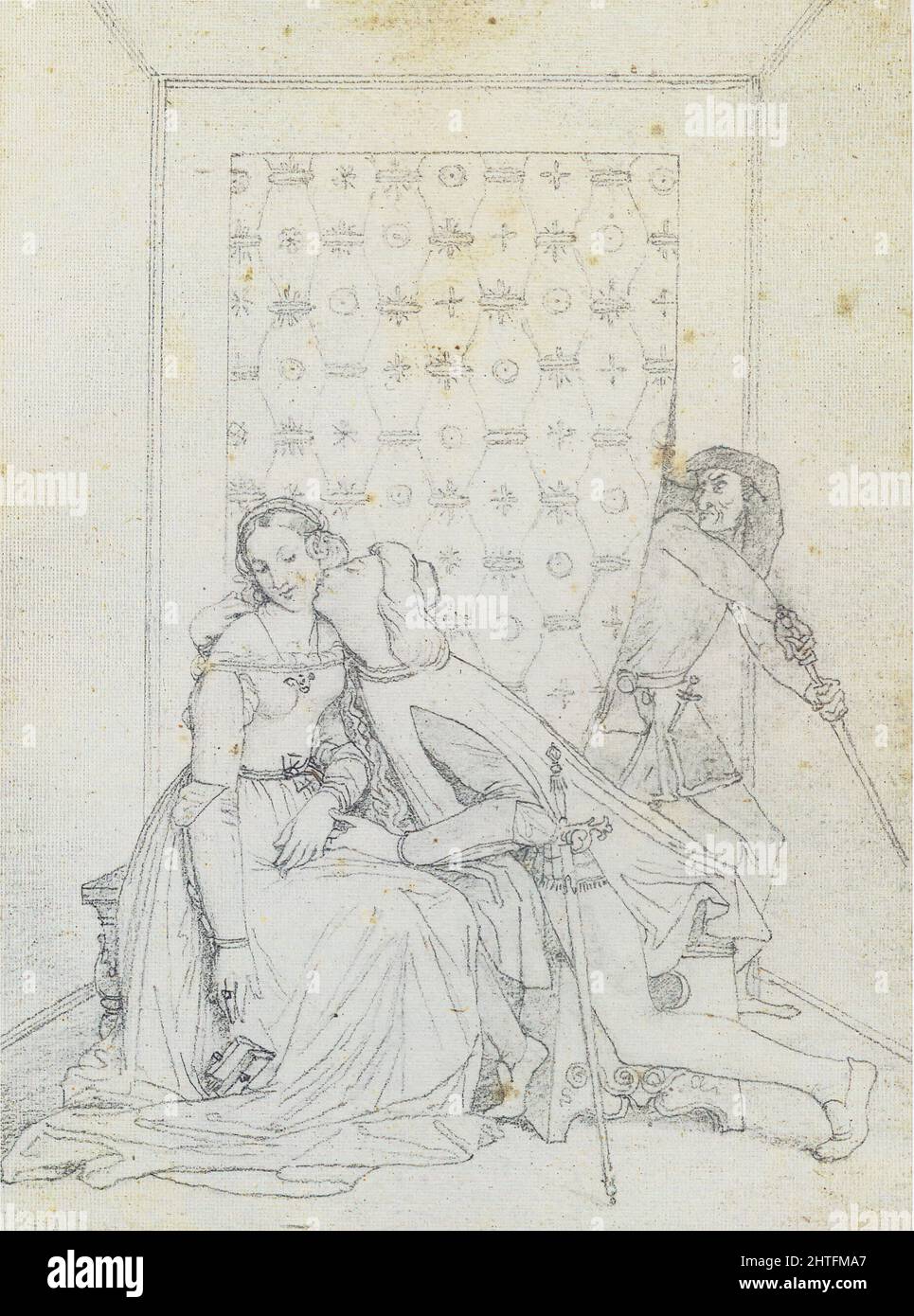 JeanAugusteDominique Ingres Paolo Francesca Stock Photo Alamy