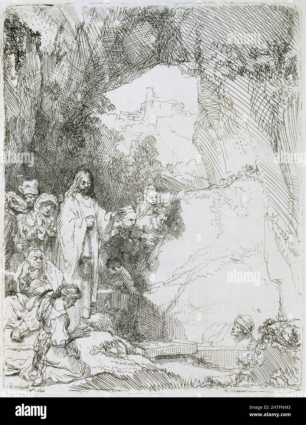 Rembrandt van Rijn - The Raising of Lazarus Stock Photo - Alamy