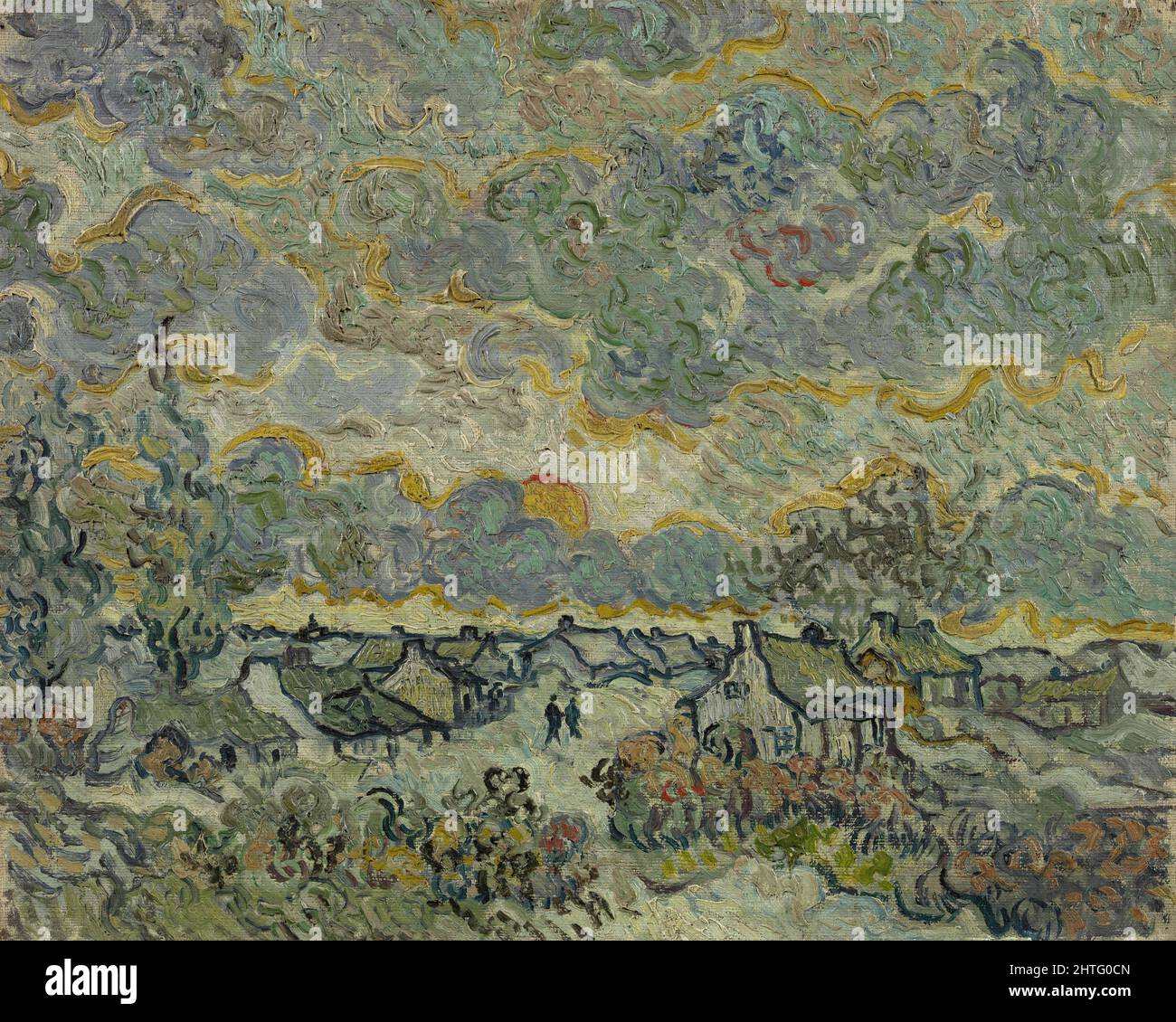 Vincent Van Gogh -  Reminiscence of Brabant Stock Photo