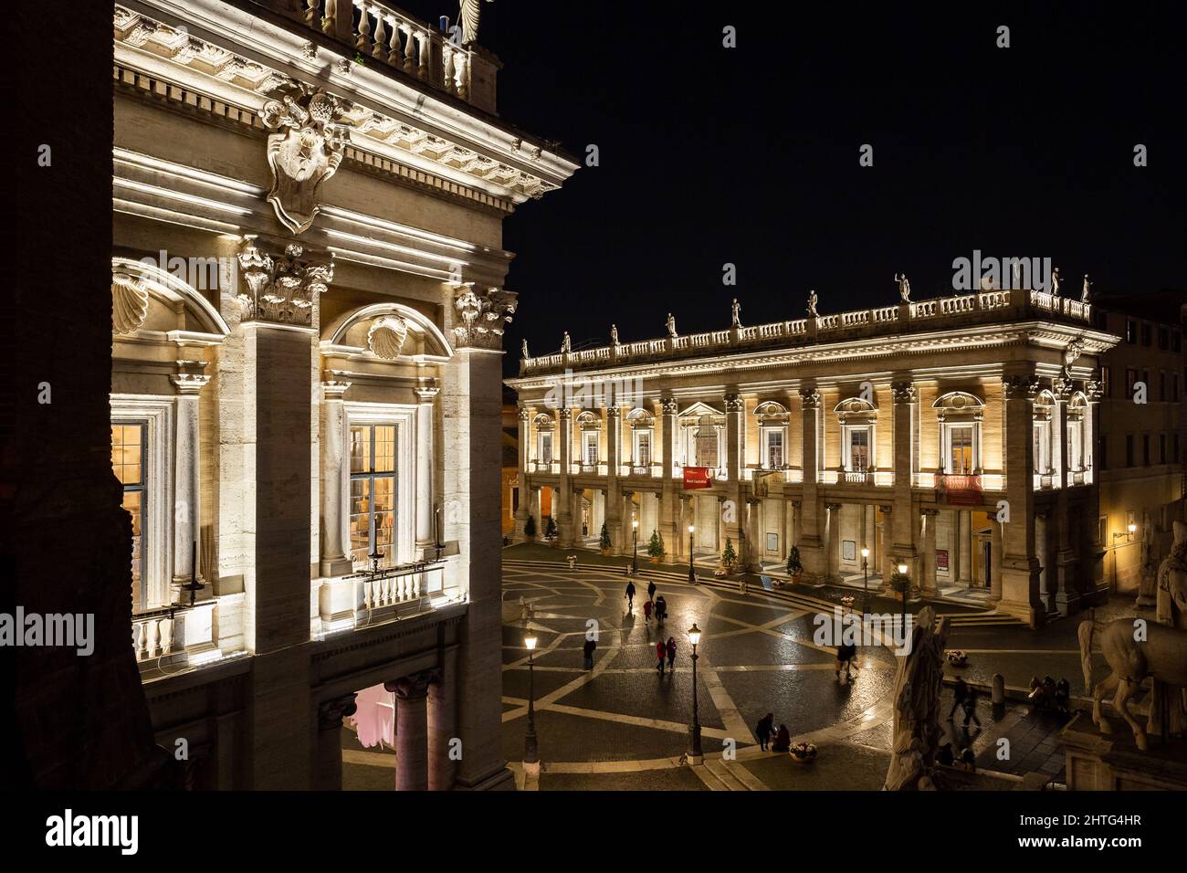 Piazza del campidoglio night in hi-res stock photography and images - Alamy