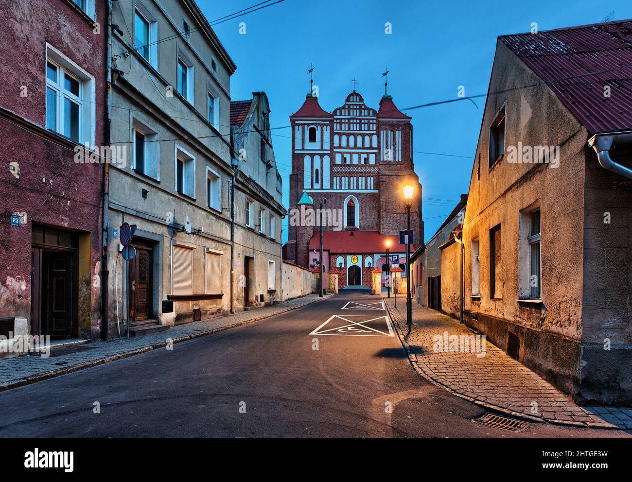 Gora Wroclaw Leszno a town in Lower Silesian Voivodeship, in western Poland Stock Photo