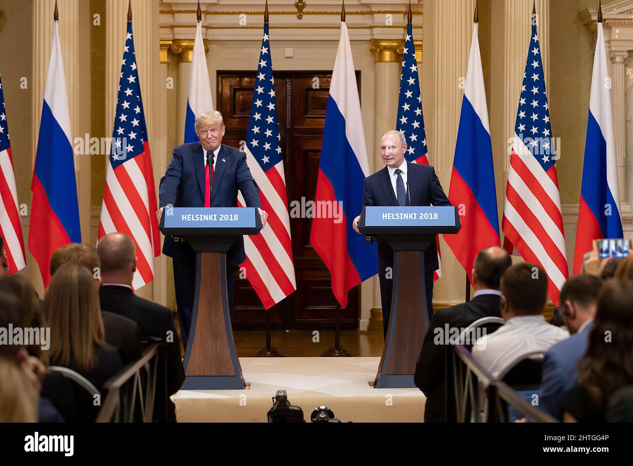 President Donald J Trump Participates In A Bilateral Meeting With The President Donald J Trump Participates In A Bilateral Meeting With The