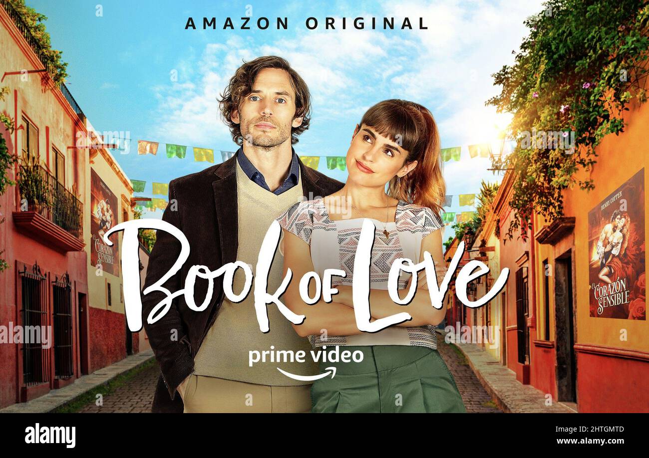BOOK OF LOVE, poster, from left Sam Claflin, Veronica Echegui, 2022