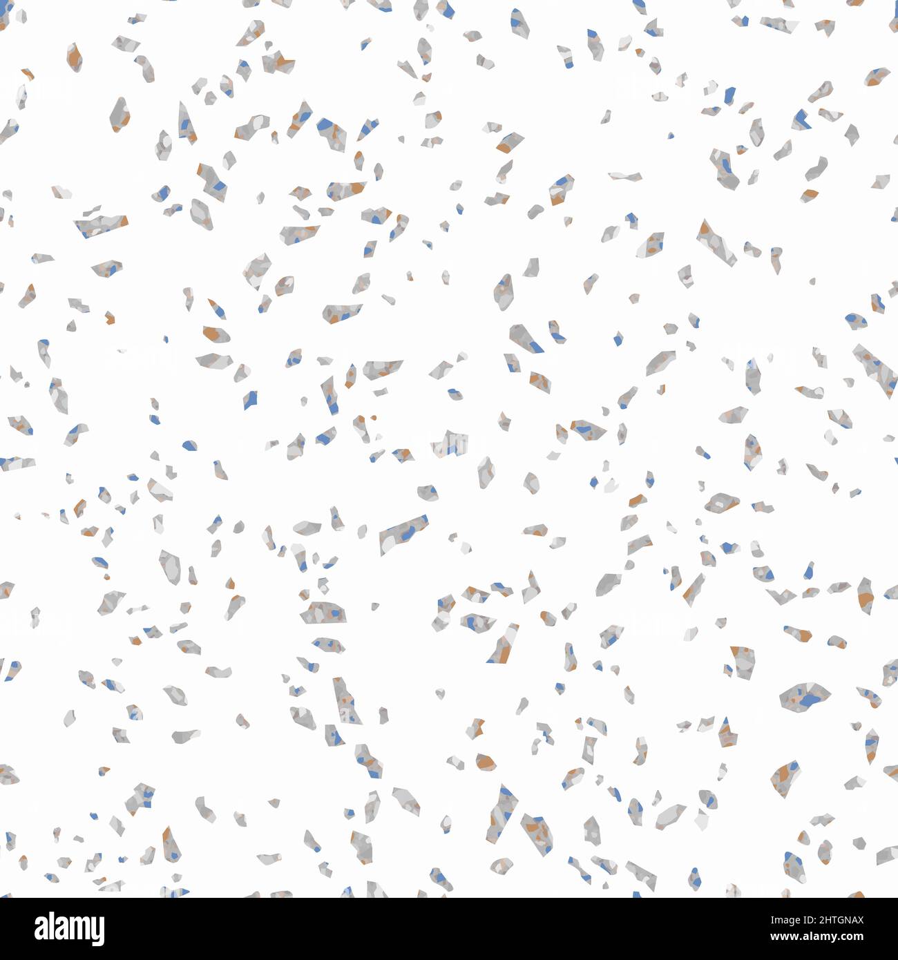 Light Beige Terrazzo Stone Texture Seamless Pattern Design on White ...