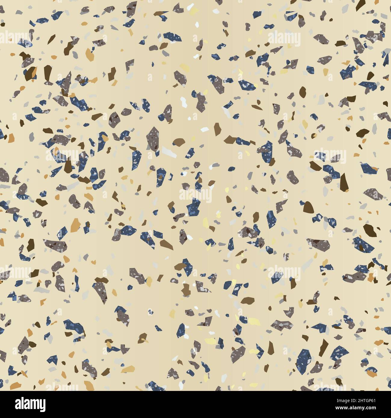 Beige Rock Terrazzo Stone Texture Seamless Pattern Design Stock Vector ...