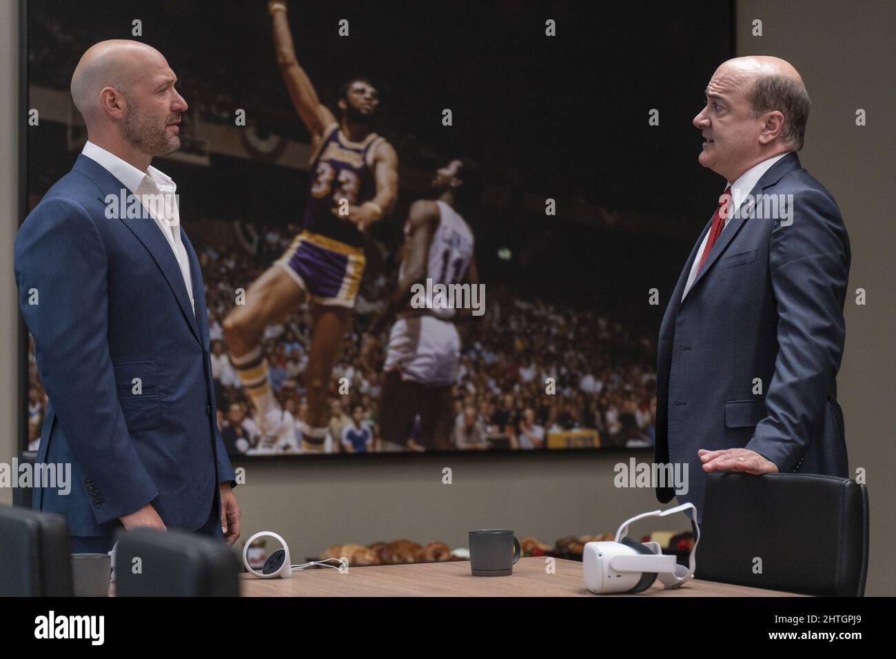 BILLIONS, from left: Corey Stoll, Matt Servitto, Burn Rate', (Season 6, ep.  604, aired Feb. 13, 2022). photo: Jeff Neumann / ©Showtime / Courtesy  Everett Collection Stock Photo - Alamy, image size:1300x956