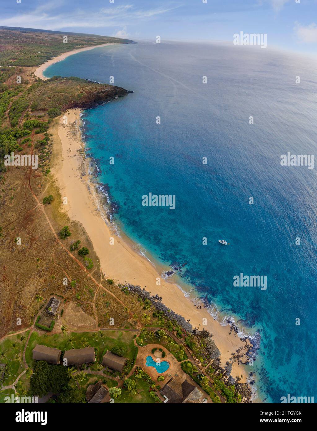 Usa hawaii molokai aerial view hi-res stock photography and images - Alamy
