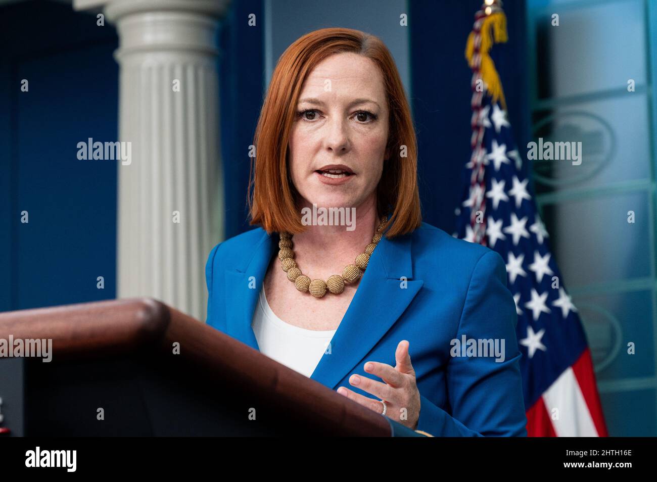 White House Press Briefing Schedule 2022 Washington, United States. 28Th Feb, 2022. White House Press Secretary Jen  Psaki Speaks At A Press