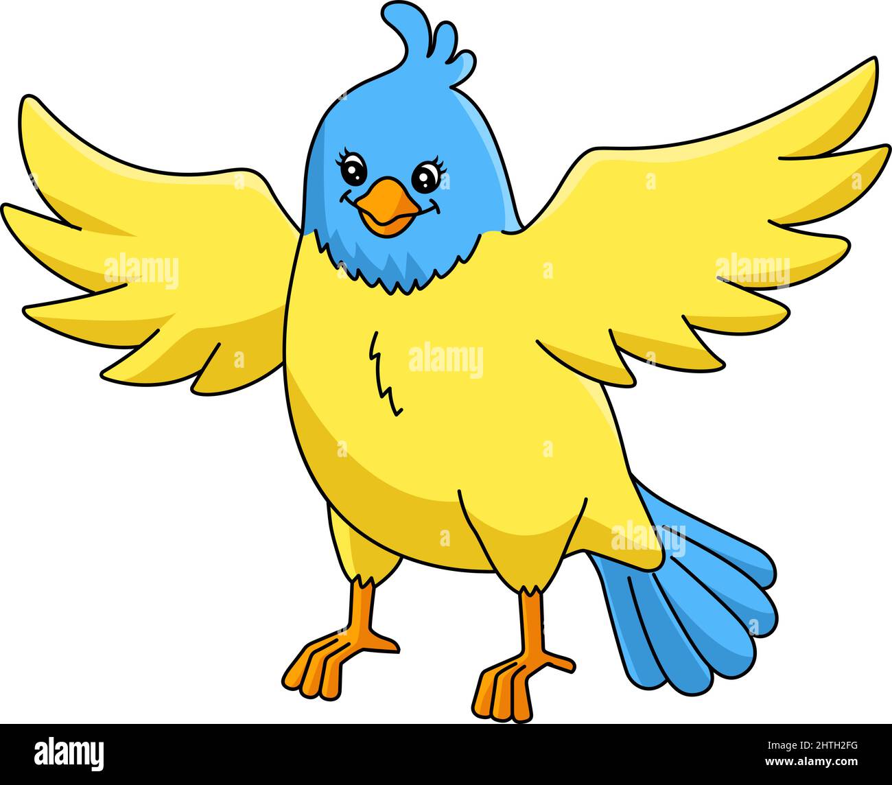 Bird Cartoon Colored Clipart Illustration Stock Vector Image & Art Alamy