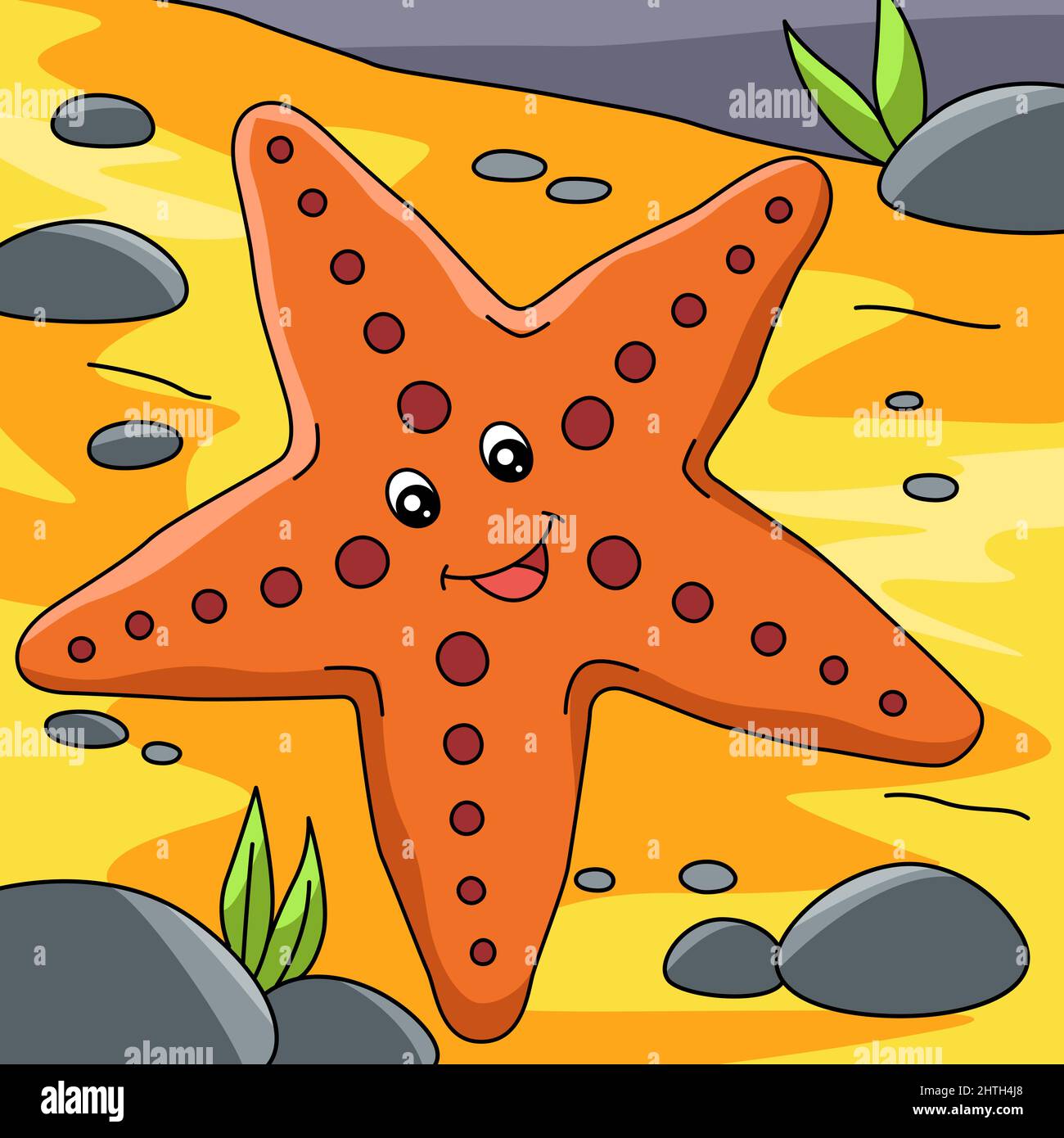Starfish cartoon hi-res stock photography and images - Alamy