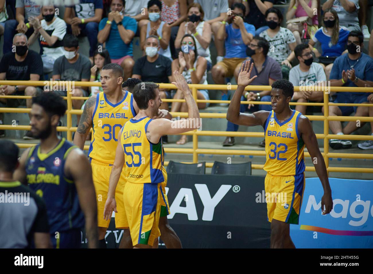 BRAZILIAN BASKETBALL TEAM MAKES ITS DUBUT IN THE WORLD CUP QUALIFIERS